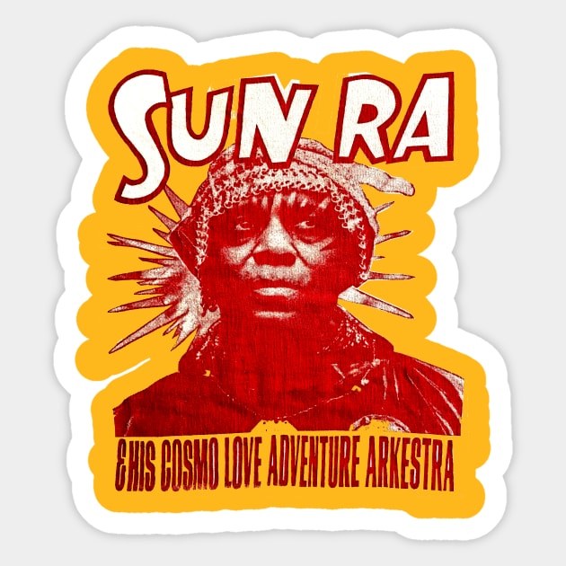 Sun Ra Sticker by SPINADELIC